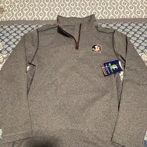 Champion Gray Zip-Up Men's Sweater